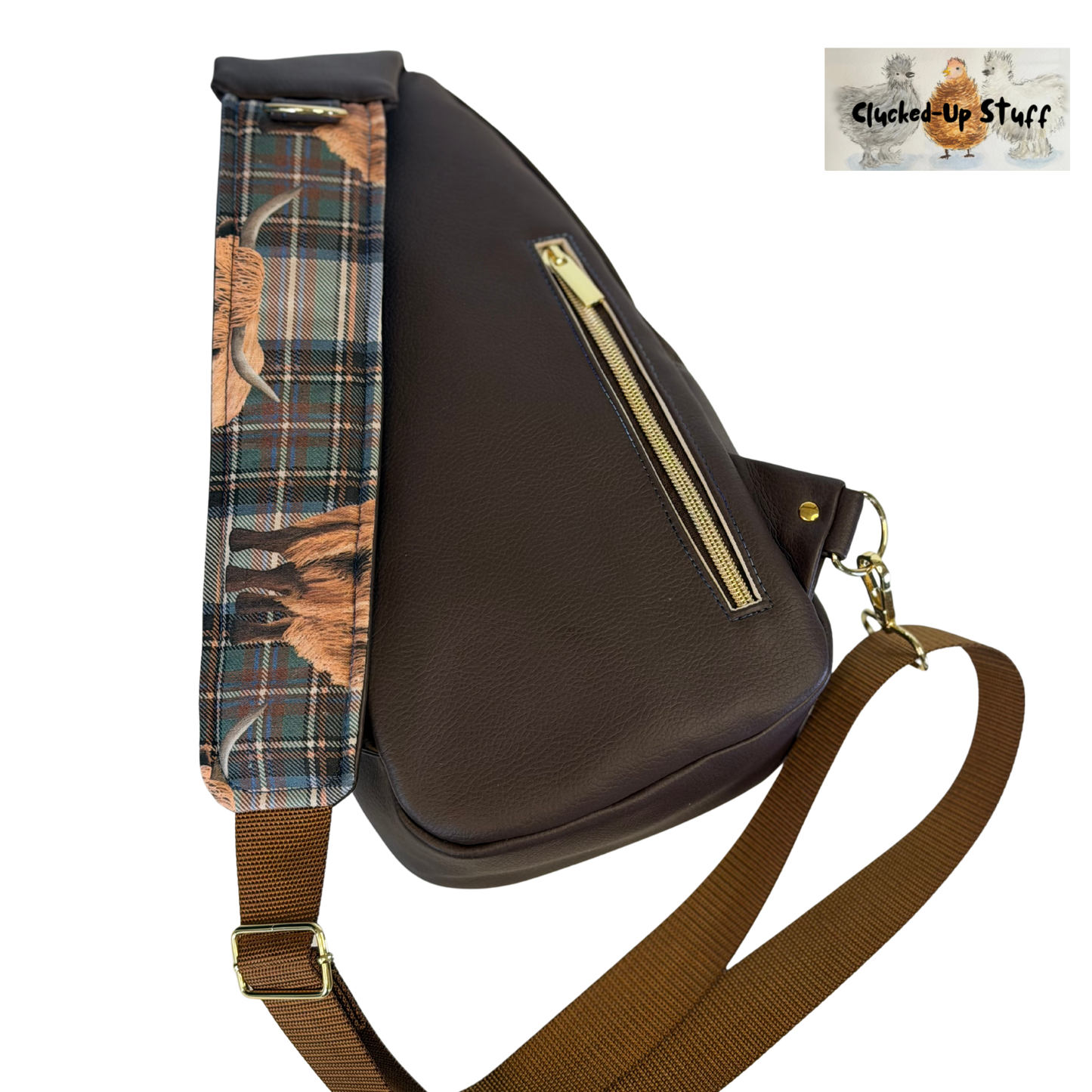 Highland Cow Retro Sling