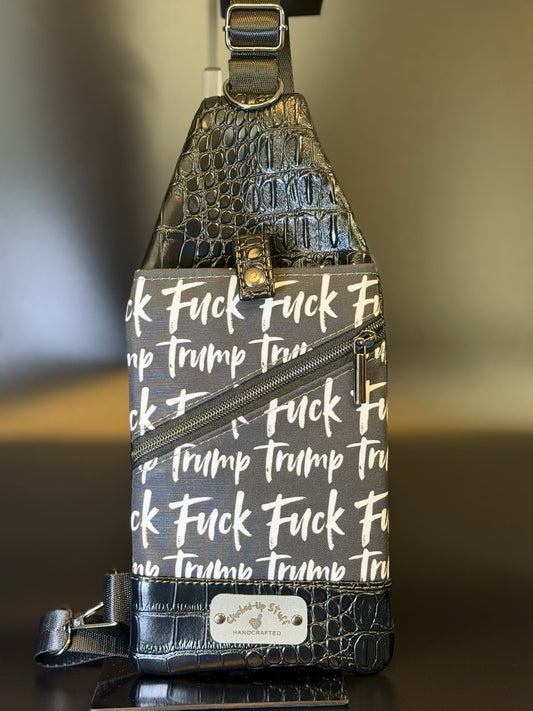 F🐓CK tRUMP Mini Sling Bag