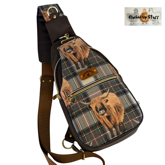Highland Cow Retro Sling