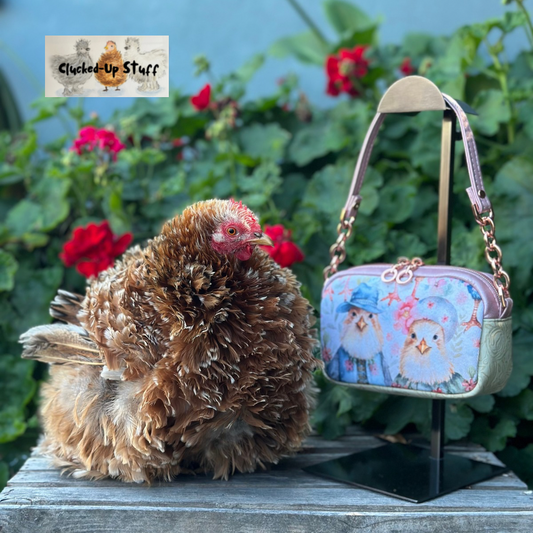 Chic Chicks Pink Mini Bag – Rose Gold & Denim