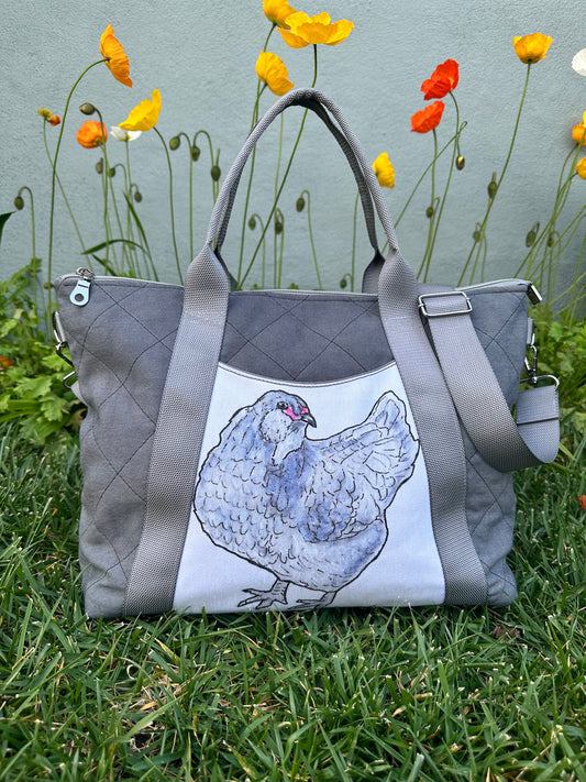 Lavender Americauna Daily Oxbow Tote Bag